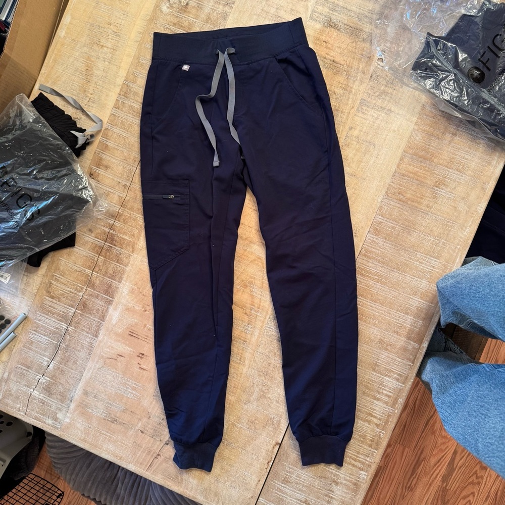 Women's Navy Zamora™ - Petite Jogger Scrub Pants - XXS - Petite / Navy